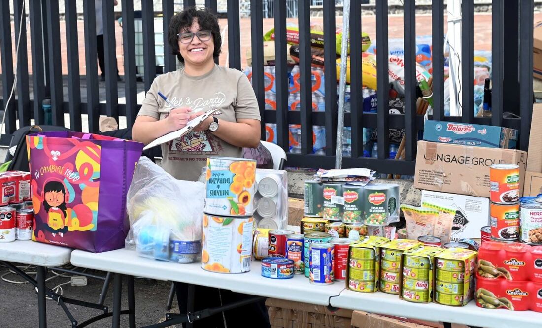 La UNAM reúne 65 toneladas de víveres para víctimas de inundaciones (17/10/2025). Foto: Especial