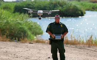 Con drones vigilará EU su frontera sur