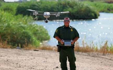 Con drones vigilará EU su frontera sur