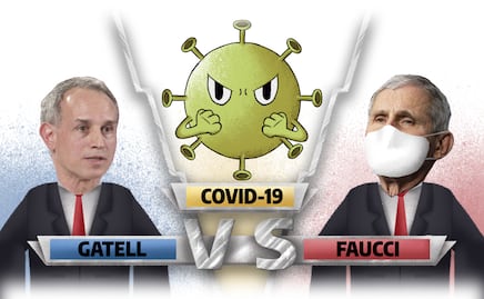 Gatell vs Fauci a 4 rounds: los une el Covid como enemigo pero los separa su forma de combatirlo
