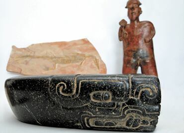 Piezas arqueológicas robadas en México llegan al extranjero