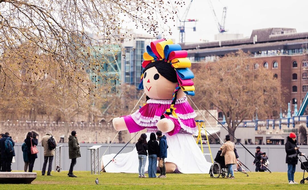 Podrás ver a la muñeca Lele en el Monumento a la Revolución, en CDMX. (Foto: Especial)