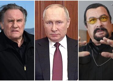 Gérard Depardieu y Steven Seagal, los actores amigos de Putin