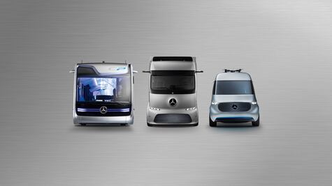 Mercedes Benz presenta línea de transporte futurista