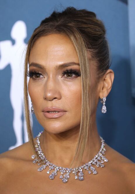 Jennifer Lopez en los SAG 2020. Foto: Xinhua / EFE