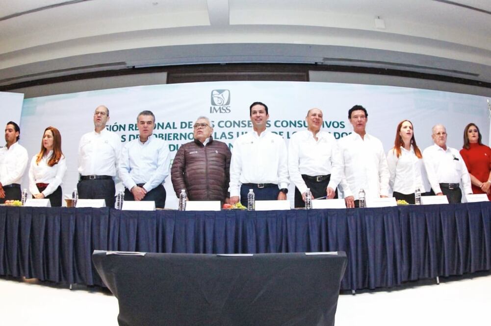 Tuffic Miguel Ortega, director general del IMSS, encabezó el encuentro de consejeros patronales y obreros en Guadalajara (IMSS)