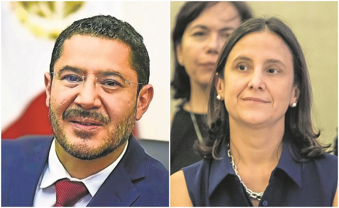 Martí Batres y Luz Elena González, Foto: Archivo / EL UNIVERSAL