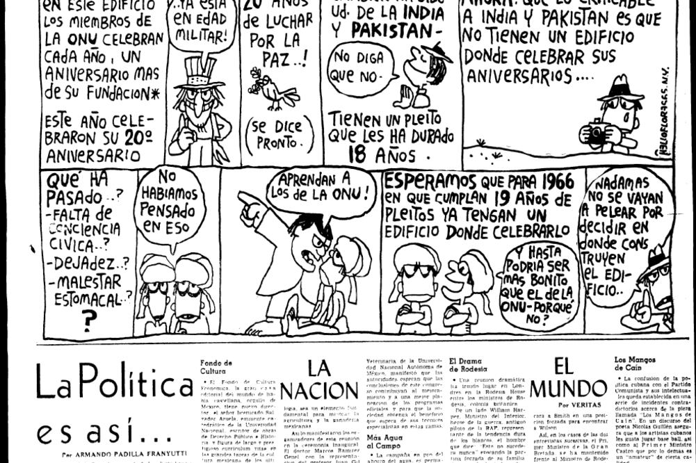 Inicios Helioflores ilustraba la Revista de la Semana en la década de los 60 (ARCHIVO. EL UNIVERSAL)