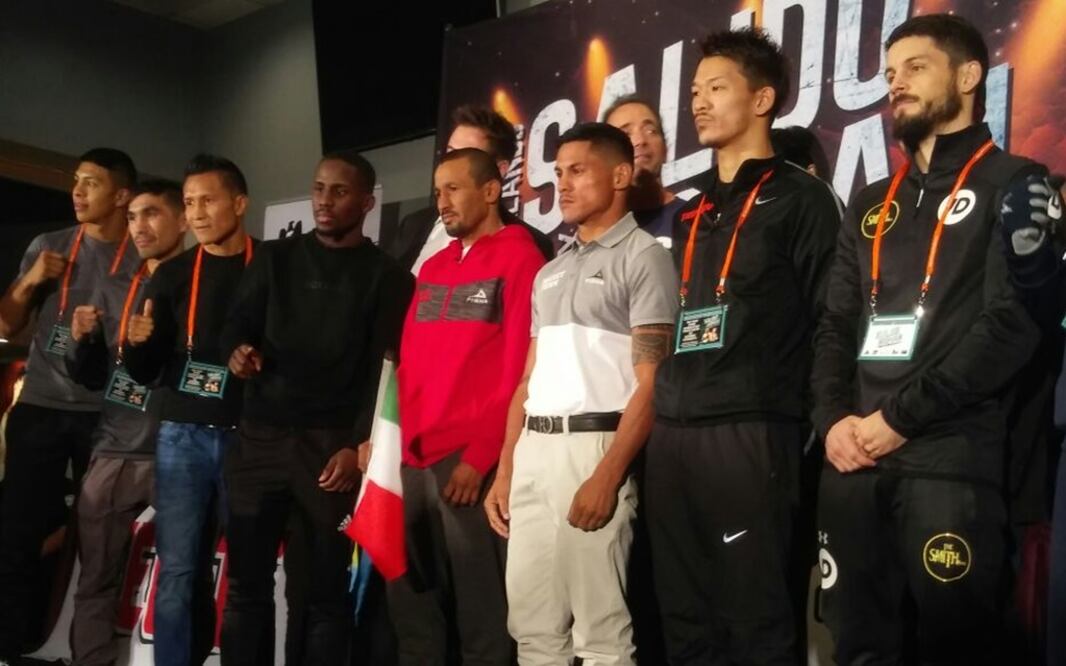 Daniel Blumrosen/EL UNIVERSAL Salido y Román se vieron las caras previo a su pelea en Las Vegas