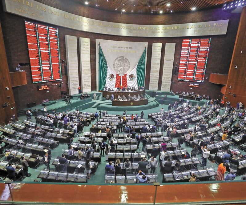 Hay 18 diputados en recuperación por Covid y 50 que ya fueron dados de alta; en tanto, 64 empleados de San Lázaro siguen en tratamiento. Foto: ARCHIVO EL UNIVERSAL