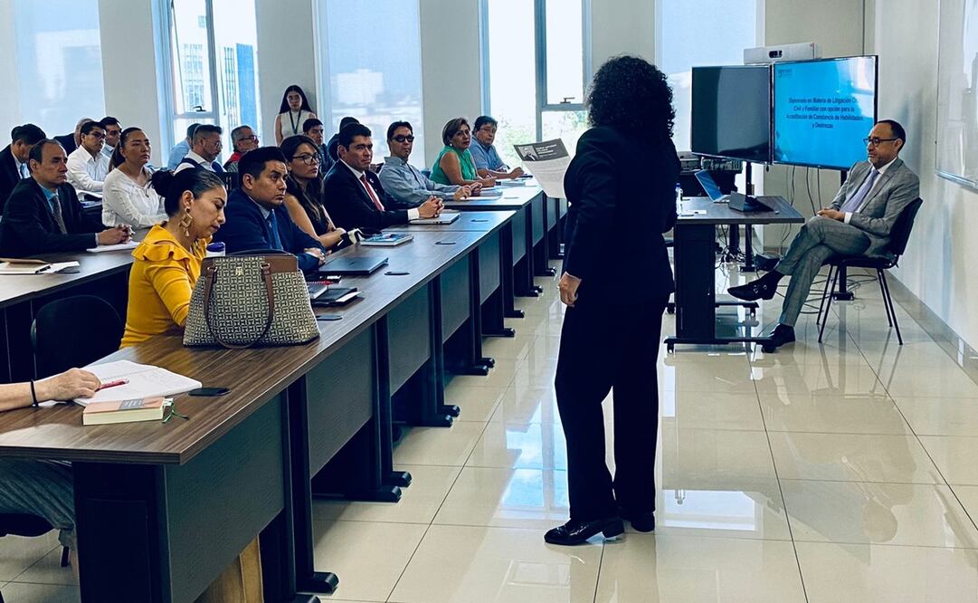 El Poder Judicial de la Ciudad de México inició el Diplomado en materia de litigación oral familiar y el Diplomado en materia de litigación oral civil. Foto: Especial