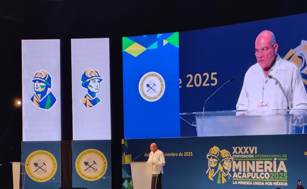 Sector minero pide al gobierno federal  la apertura de la inversión al sector privado en la minería en México (19/11/2025). Foto: Everardo Martínez