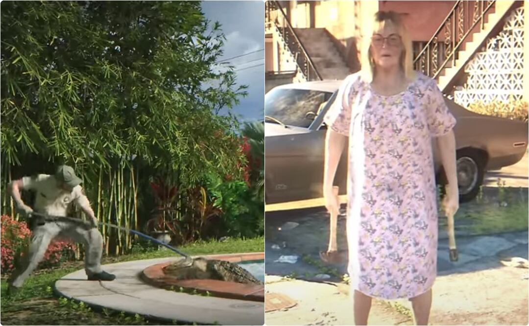 referencias de videojuego GTA VI. captura video de YouTube.