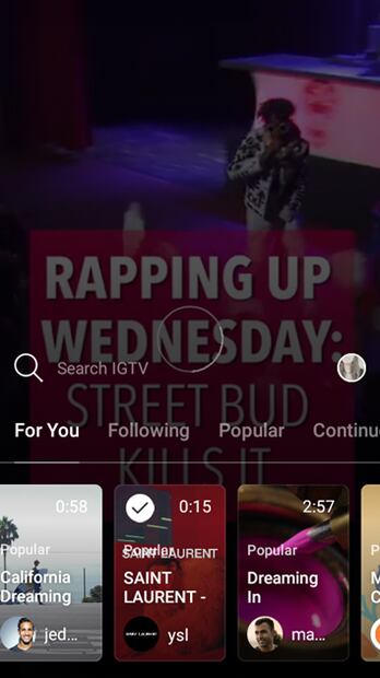 ¿Cómo usar el canal de videos IGTV de Instagram?