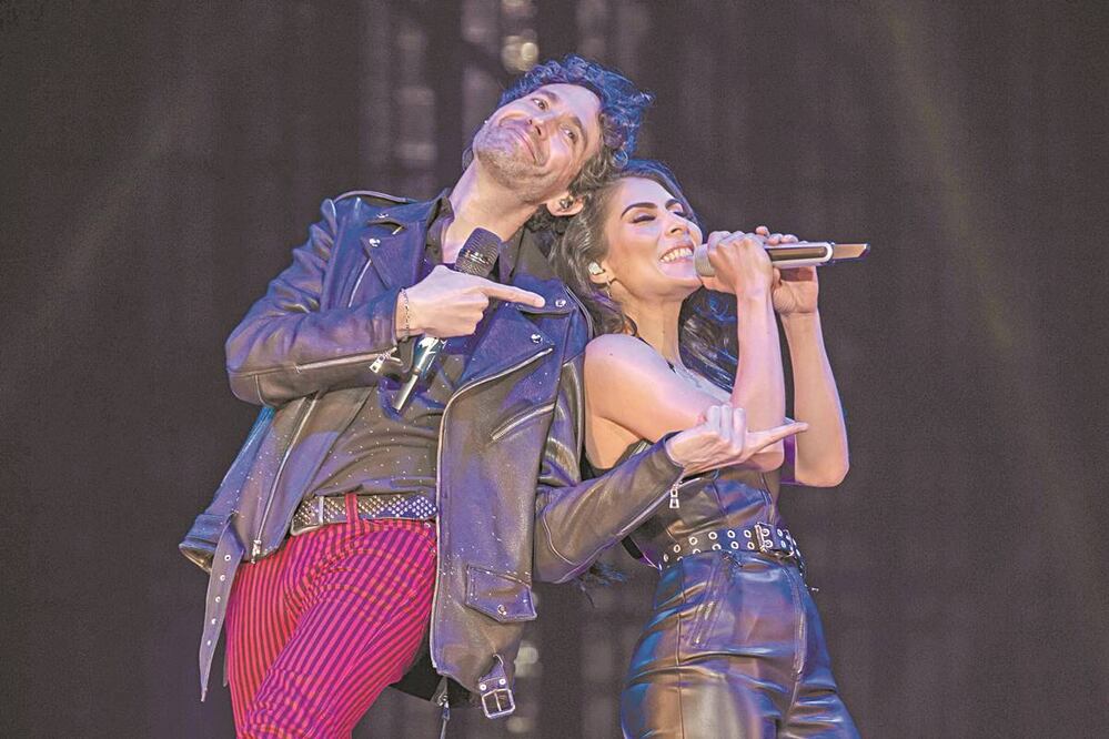 Benny y María León se unieron para interpretar a dueto el tema “Si no es ahora”. Foto: OCESA