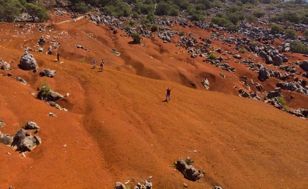 Los pobladores cercanos lo llaman "el planeta rojo". Foto: Cortesía de Live Traveling
