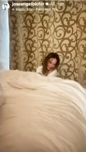 José Ángel Bichir compartió una foto de la cantante, antier, en sus redes sociales.
Foto: Instagram