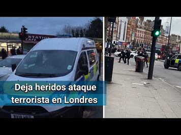 Ataque terrorista en Londres deja dos personas heridas