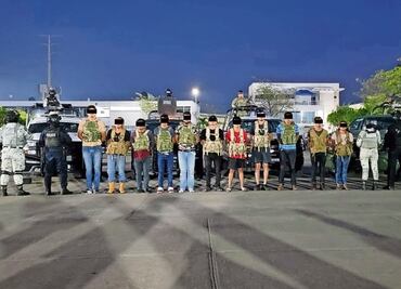 Detienen a 12 personas en tres operativos