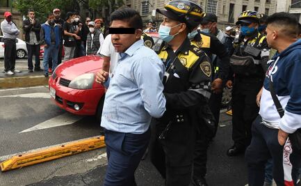 Detienen a conductor ebrio que embistió a policía en calles del Centro CDMX
