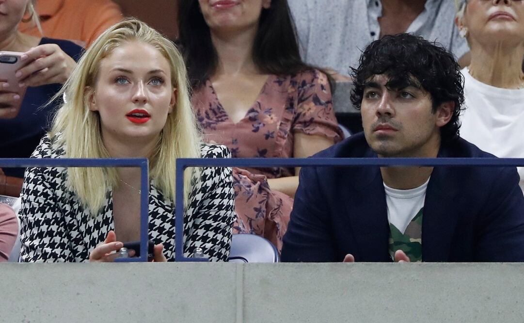 Sophie Turner y Joe Jonas. Foto: EFE
