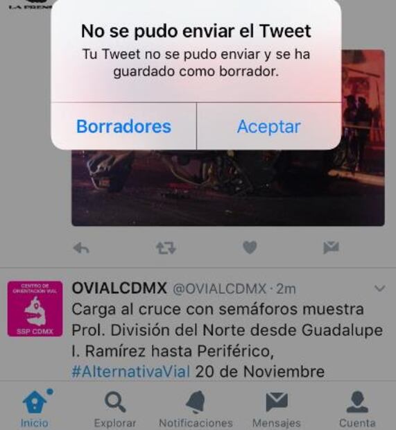 Twitter, con fallas intermitentes esta mañana