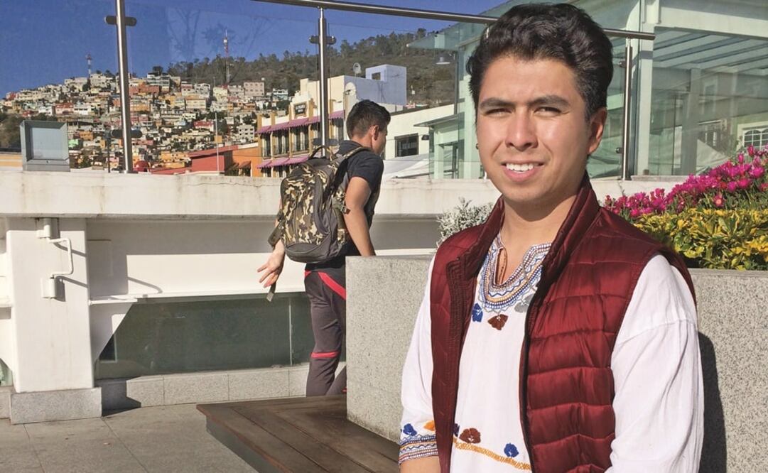 Daniel Rodríguez opina que su nominación al Nobel le da la oportunidad de promover a México y la búsqueda de un Frente Nacional por la Paz. (DINORATH MOTA. EL UNIVERSAL)