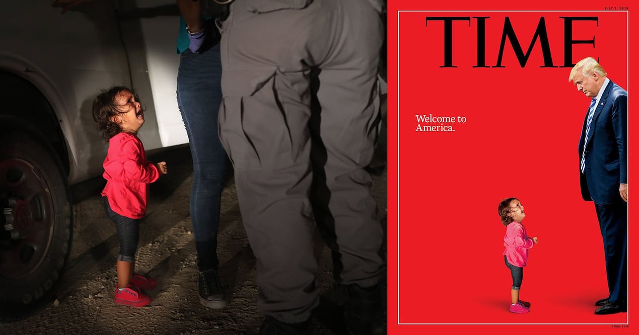 Fotografía provoca ira contra política migratoria de Trump