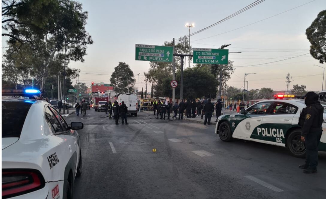 Atropellados en Venustiano Carranza. Foto: especial