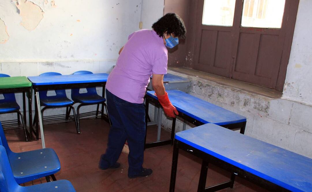 Jornadas de Recuperación de Escuelas Públicas en Iztacalco. Foto: Archivo/ EL UNIVERSAL.