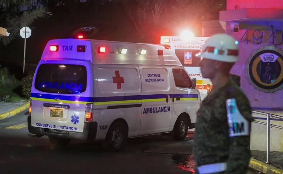 Imagen de archivo de una ambulancia en Colombia. Foto: EFE