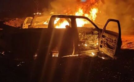 Explotan 3 camionetas cargadas con combustible en Tlaxcoapan, Hidalgo; no hay heridos o detenidos