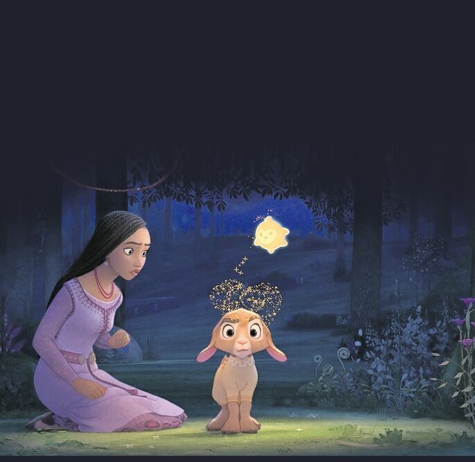 Thompson. Disneyland Resort Asha es una chica que vive en el Reino de las Rosas. Foto: Walt Disney Studios y Christian Thompson. Disneyland Resort