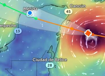 Huracán Beryl: reportan Alerta Roja en Yucatán