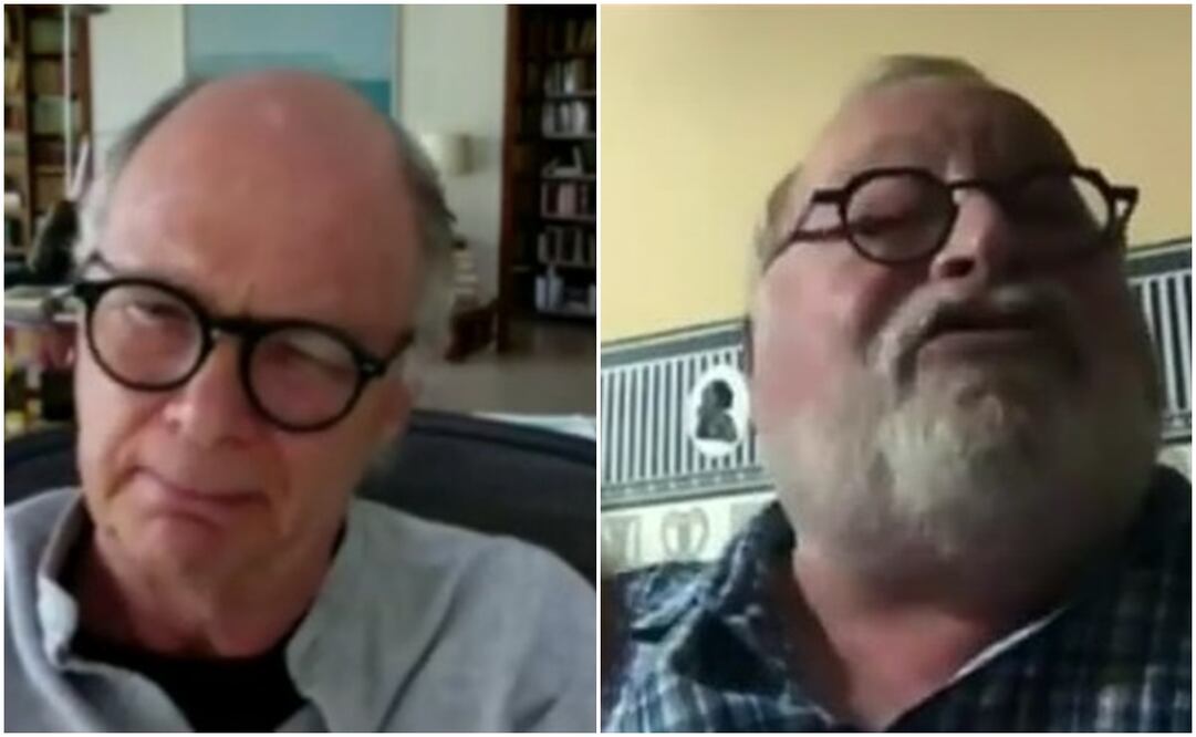 Enrique Krauze y Fernando Savater. Fotos: Captura