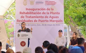 Inauguran planta de tratamiento en Puerto Marqués, Guerrero; gobierno estatal invierte más de 19 mdp en saneamiento hídrico