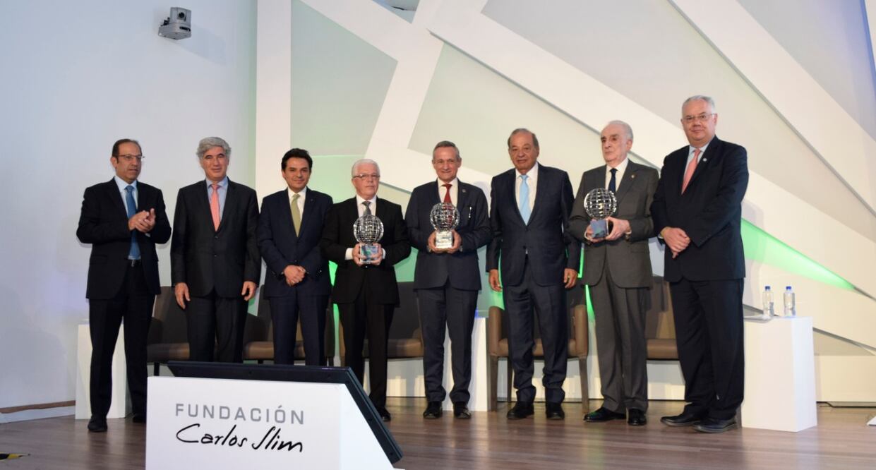 El Director General del IMSS participó en la Entrega de Premios Carlos Slim en Salud 2019. FOTO: Prensa IMSS