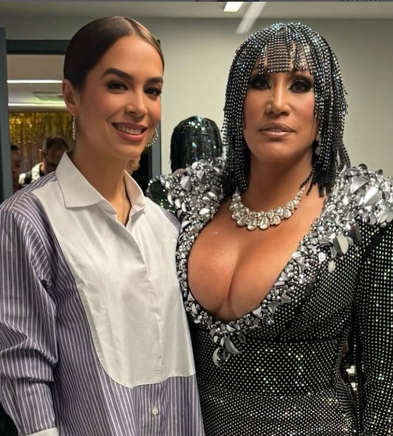 Biby Gaitán y Laura León, juntas 30 años después.