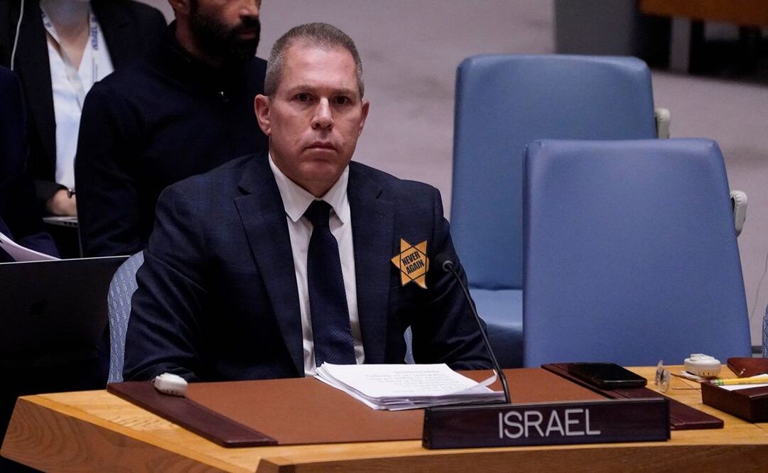 Gilad Erdan, representante permanente de Israel ante la ONU. Foto: AFP