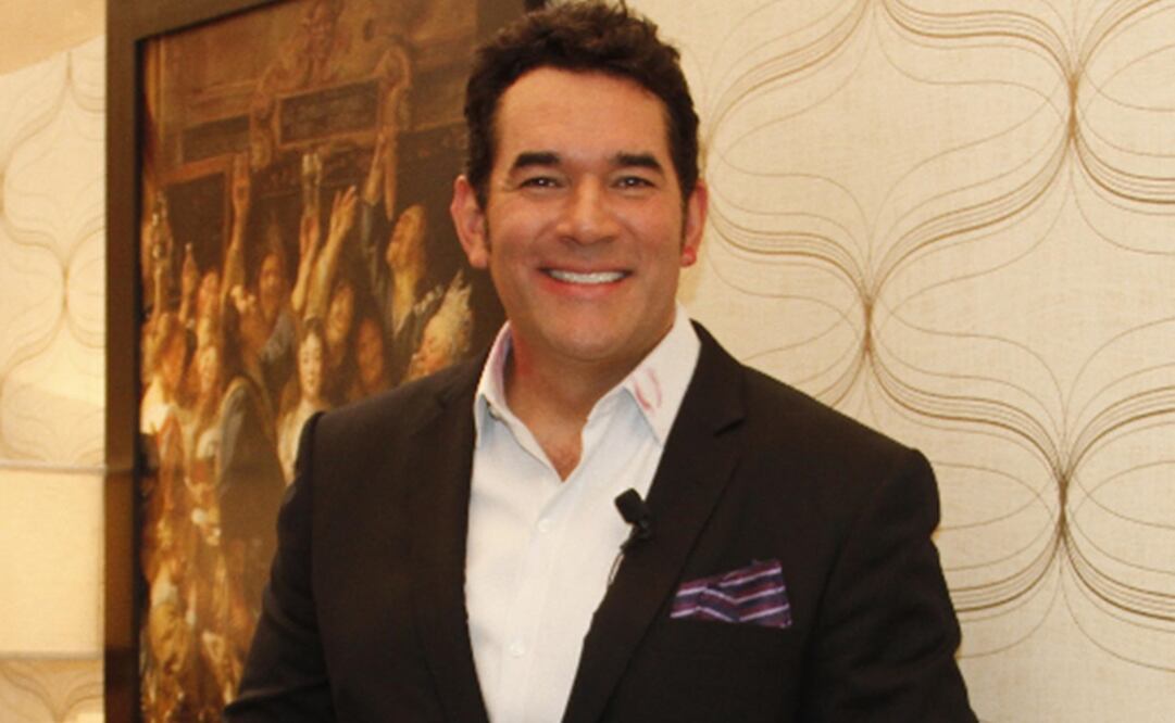 Eduardo Santamarina durante presentación de la telenovela “Antes muerta que Lichita”. Foto: Archivo EL UNIVERSAL.