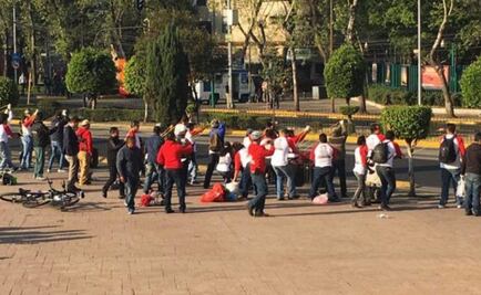 PRI denuncia a Arne por lanzar pañales sucios a la sede del tricolor