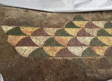 Rescatan milenario mosaico de las termas de Caracalla
