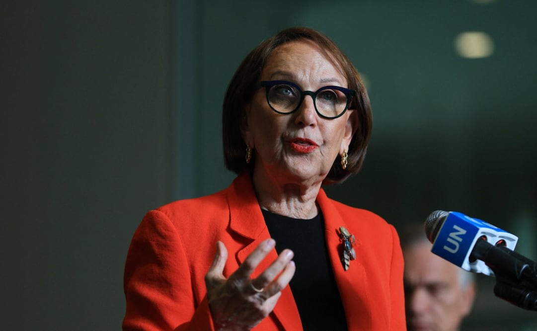 Rebeca Grynspan Mayufis responde a cuestionarios de tres horas como candidata a secretaria general de la ONU. Foto: AFP.