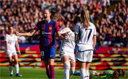 Barcelona golea a Real Madrid en Clásico de España Femenil
