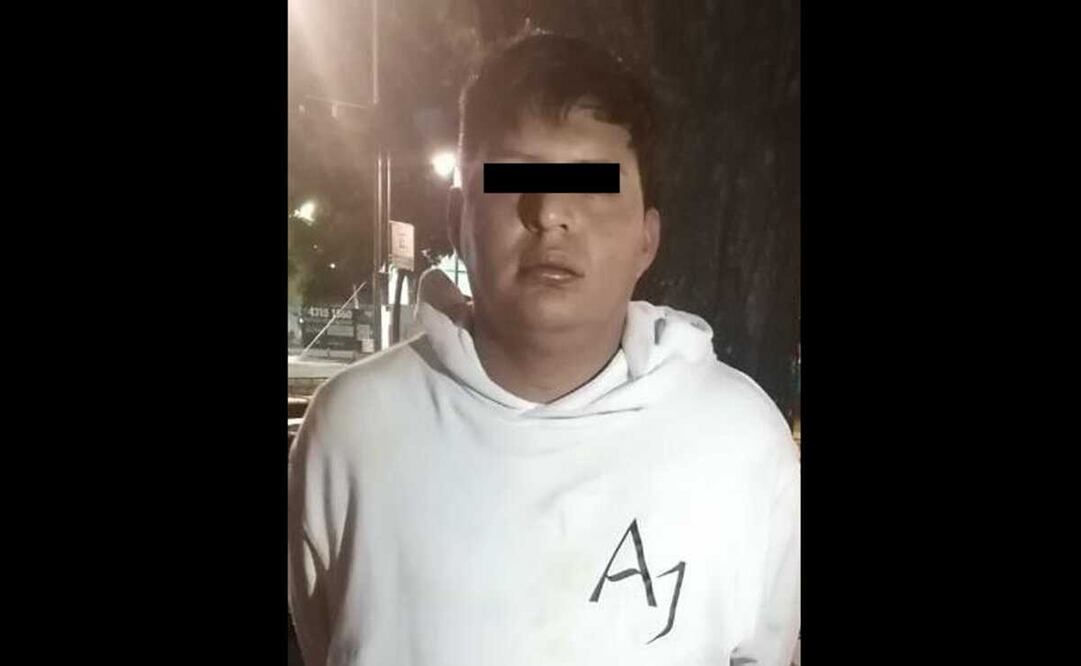 La detención se dio en cerrada de San Ciprian casi esquina con General Anaya Colonia Zona Centro. Foto: Especial