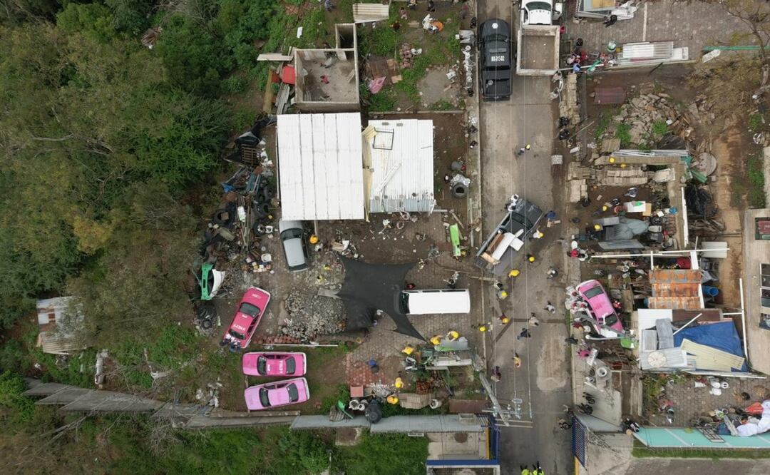 Recuperan más de 2 mil metros cuadrados en Barranca Becerra Tepecuache; retiran construcciones en zona de alto riesgo. Foto: Especial