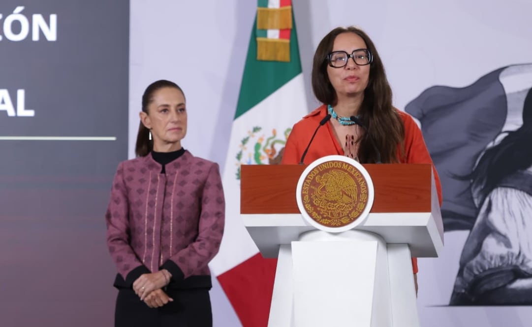 Conferencia matutina de la presidenta Claudia Sheinbaum Pardo en Palacio Nacional el 17 de agosto de 2026. Foto: Fernanda Rojas / EL UNIVERSAL