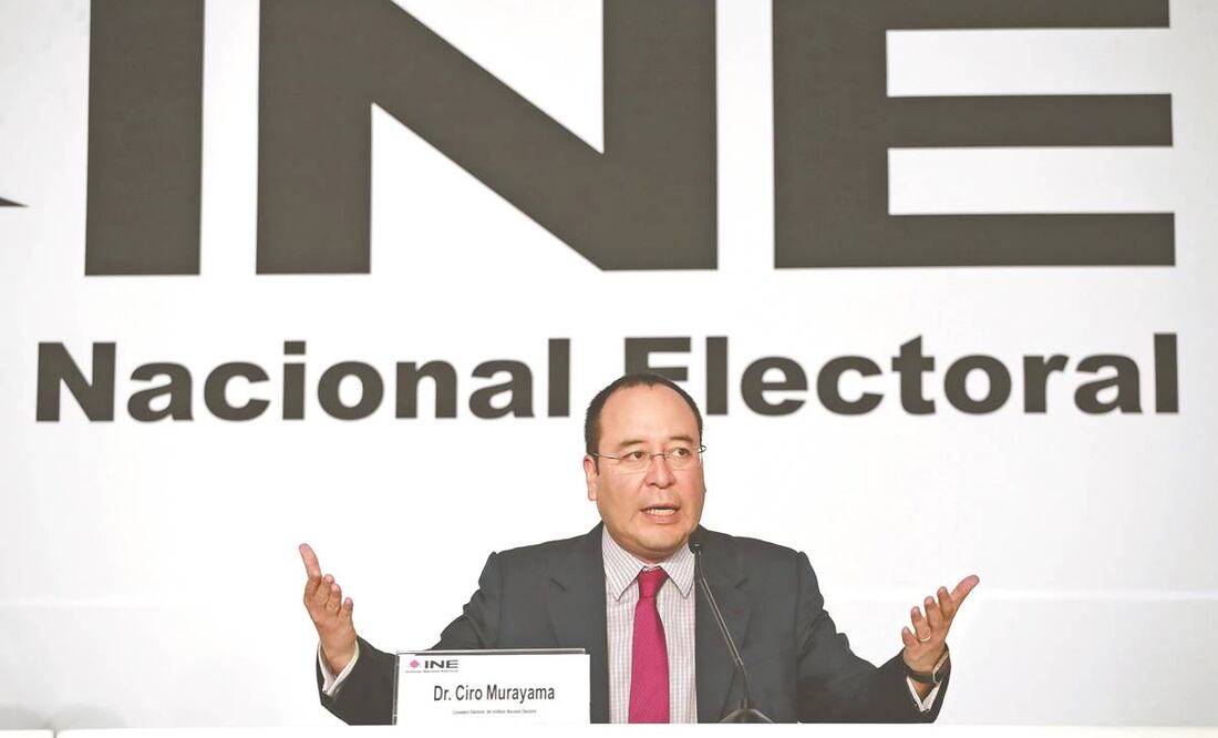 El consejero Ciro Murayama refirió que se ha hecho un trabajo de fiscalización desde el INE. Foto: ARCHIVO EL UNIVERSAL