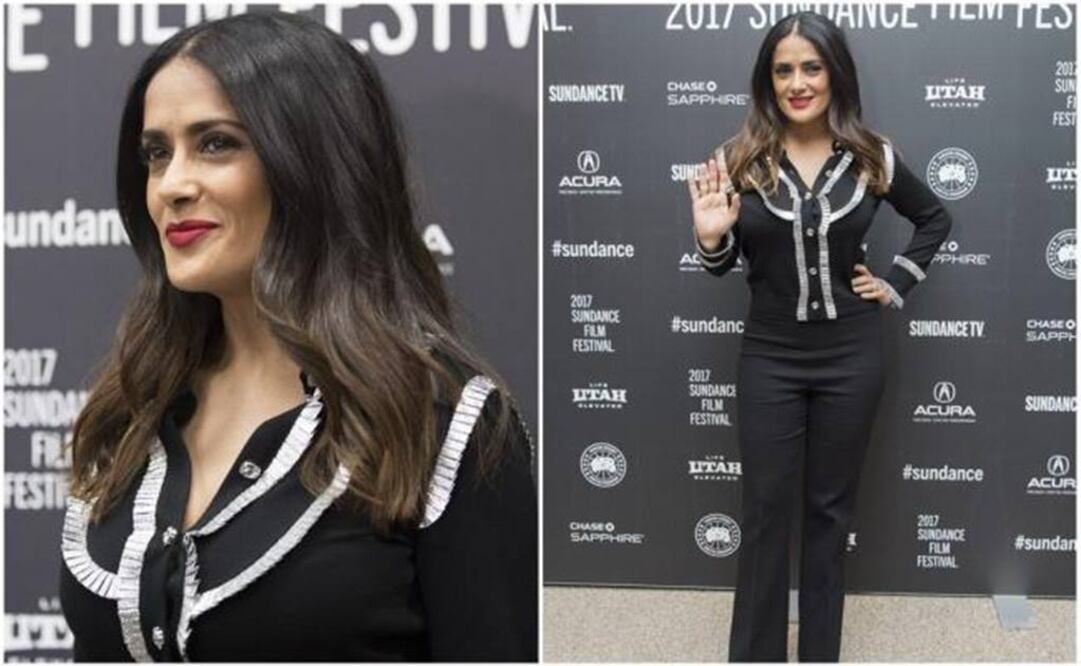 Mexican actress Salma Hayek at the Sundance Film Festival - Photo: AP 