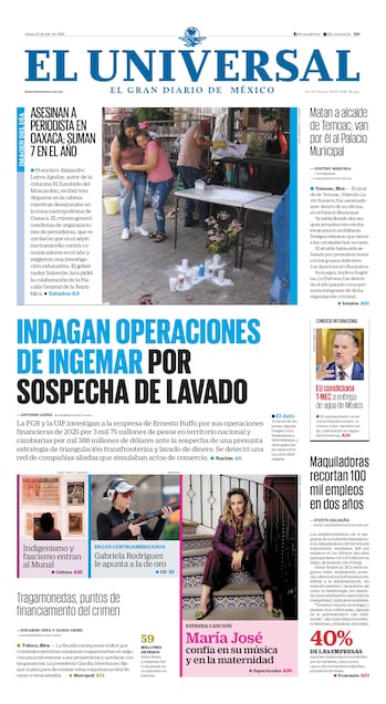 Portada impresa 23 de julio de 2026